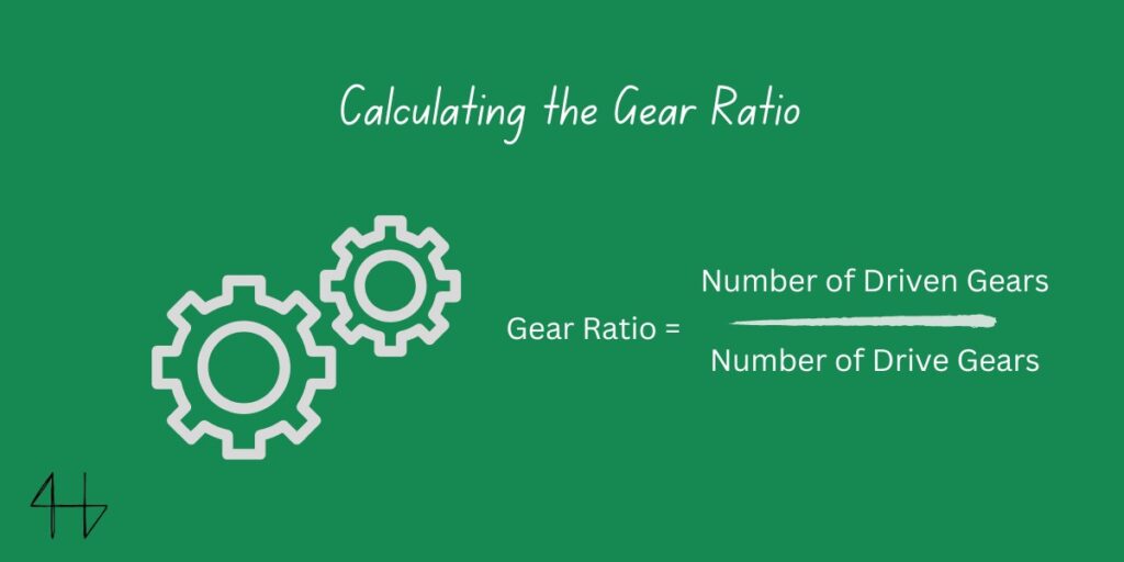 Calculating the gear ratio